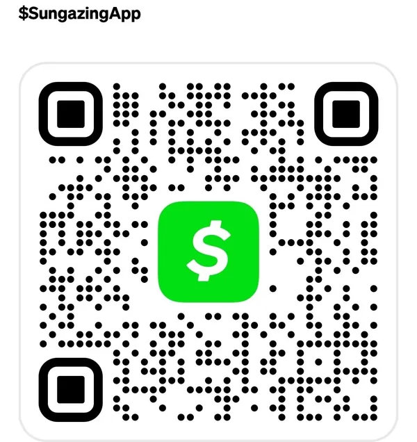 Cash App QR code for $SungazingApp